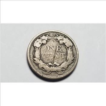 1858 Flying Eagle Cent Penny 