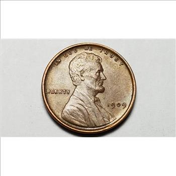 1909 VDB Lincoln Cent Wheat Penny Uncirculated 