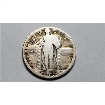1927 S Standing Liberty Quarter Rare Date 