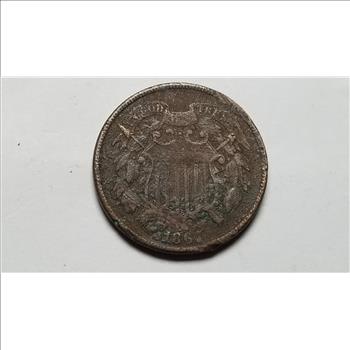 1867 2c Two Cent Piece