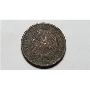 1867 2c Two Cent Piece