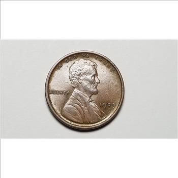 1909 VDB Lincoln Cent Wheat Penny Uncirculated 