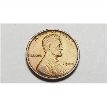 1909 VDB Lincoln Cent Wheat Penny Uncirculated 
