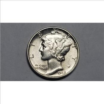 1945 Mercury Dime Uncirculated 