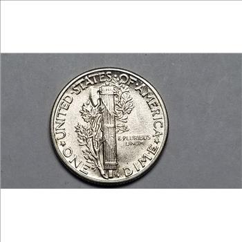 1945 Mercury Dime Uncirculated 