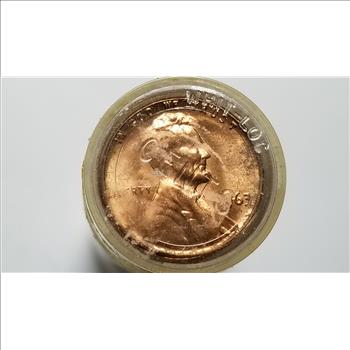 1963 Lincoln Cent Wheat Penny Original Uncirculated Roll