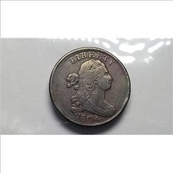 1804 Draped Bust Half Cent High Grade Rare 
