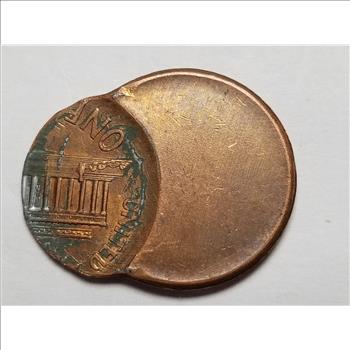 Lincoln Cent Penny Error Coin Misstrike