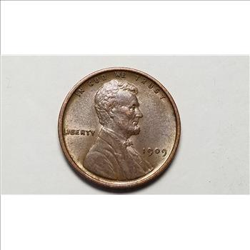 1909 Lincoln Cent Wheat Penny Uncirculated 
