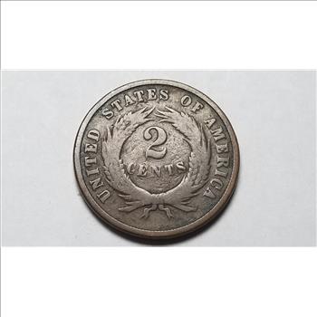 1870 2c Two Cent Piece Rare 