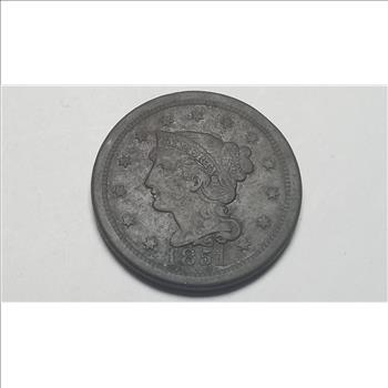 1851 Large Cent High Grade 