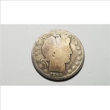 1892 Barber Half Dollar Rare 