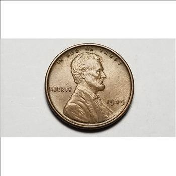 1909 VDB Lincoln Cent Wheat Penny Uncirculated 
