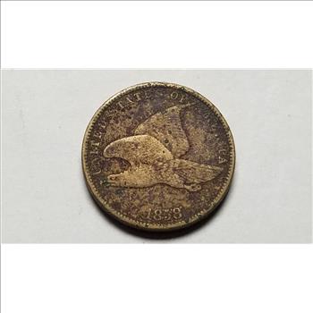 1858 Flying Eagle Cent Penny
