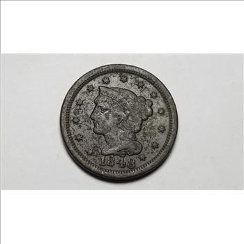 1848 Large Cent High Grade 