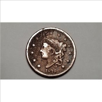 1838 Large Cent Rare 