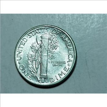 1945 Mercury Dime Uncirculated 