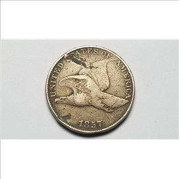 1857 Flying Eagle Cent Penny 