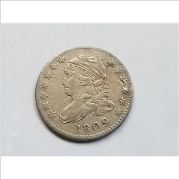 1809 Capped Bust Dime high grade extremely rare 
