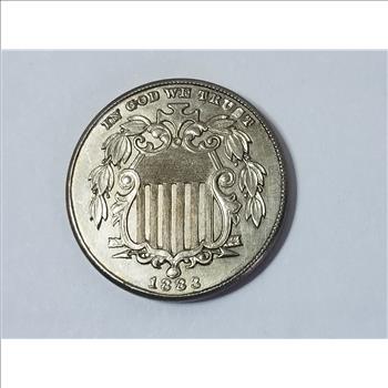 1883 Shield Nickel Uncirculated 