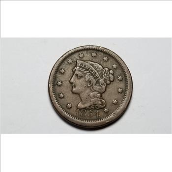 1854 Large Cent High Grade