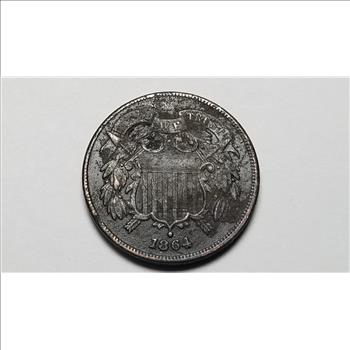 1864 2c Two Cent Piece High Grade 