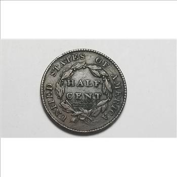 1825 Half Cent High Grade 