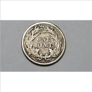 1884 Seated Liberty Dime Very High Grade 