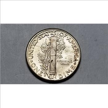 1942 D Mercury Dime Uncirculated FSB