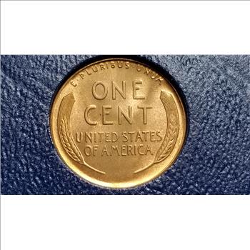 1941 D Lincoln Cent Wheat Penny BU From A Set 