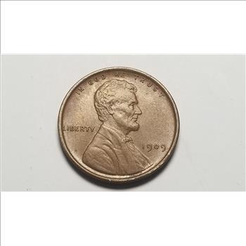 1909 VDB Lincoln Cent Wheat Penny Uncirculated 