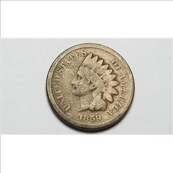 1859 Indian Head Cent Penny 
