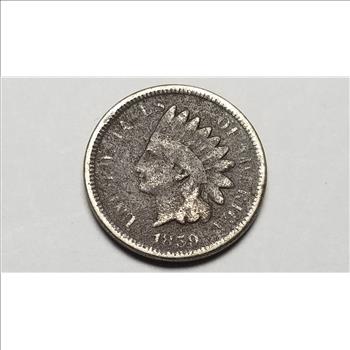 1859 Indian Head Cent Penny 