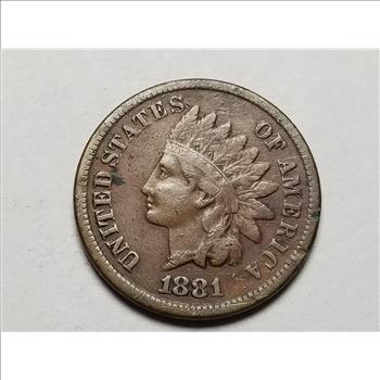 1881 Indian Head Cent Penny High Grade 