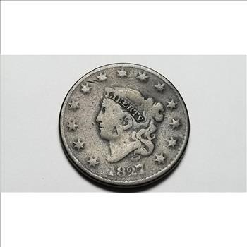 1827 Large Cent Rare 