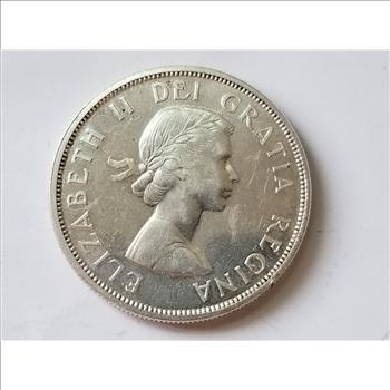 1958 Canadian Silver Dollar Uncirculated 