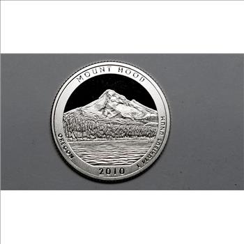 2010 S Silver Mount Hood Quarter Gem Proof Cameo 