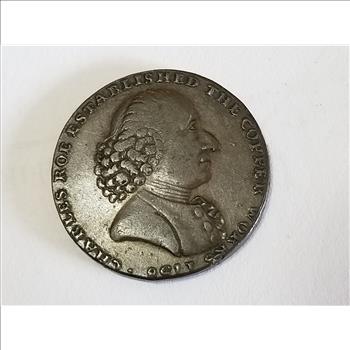 1790 Charles Roe Half Penny High Grade 