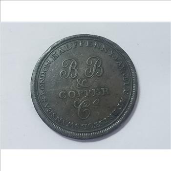 1811 BB Copper Half Penny Token