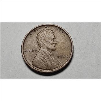 1909 VDB Lincoln Cent Wheat Penny Uncirculated 