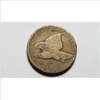 1858 Flying Eagle Cent Penny 
