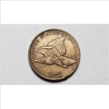 1857 Flying Eagle Cent Penny Uncirculated Very Rare 