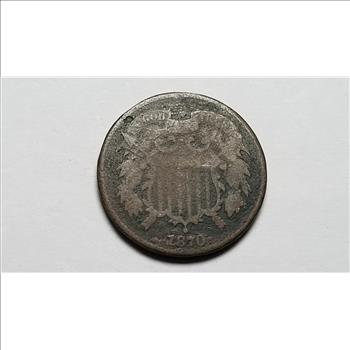1870 2c Two Cent Piece Rare 