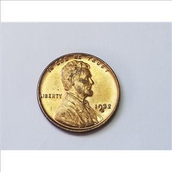 1932 D Lincoln Cent Wheat Penny Uncirculated Red 