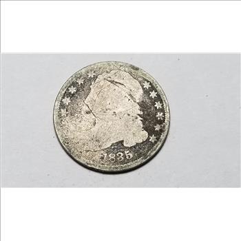 1835 Capped Bust Dime Rare 