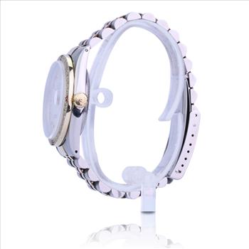 Rolex Mens Datejust 16013 Diamond Ruby Dial Diamond Ruby Bezel 36mm Watch