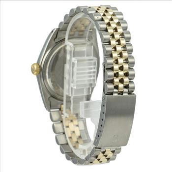 Rolex Datejust 36mm Diamond Dial Fluted Bezel Watch