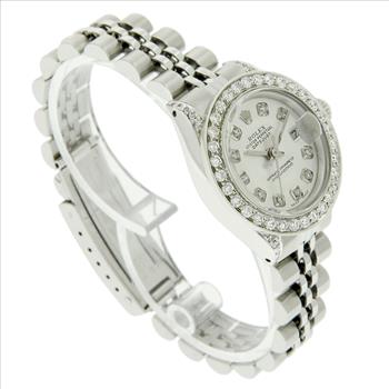 Rolex Lady Datejust Diamond Dial Diamond Bezel Diamond Lugs 26mm Watch
