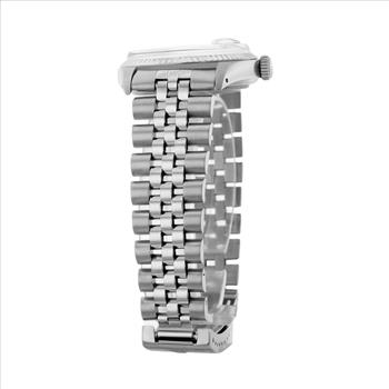 Authentic Rolex Mens Datejust 1601 Diamond Dial 18K White Gold Fluted Bezel 36mm Watch