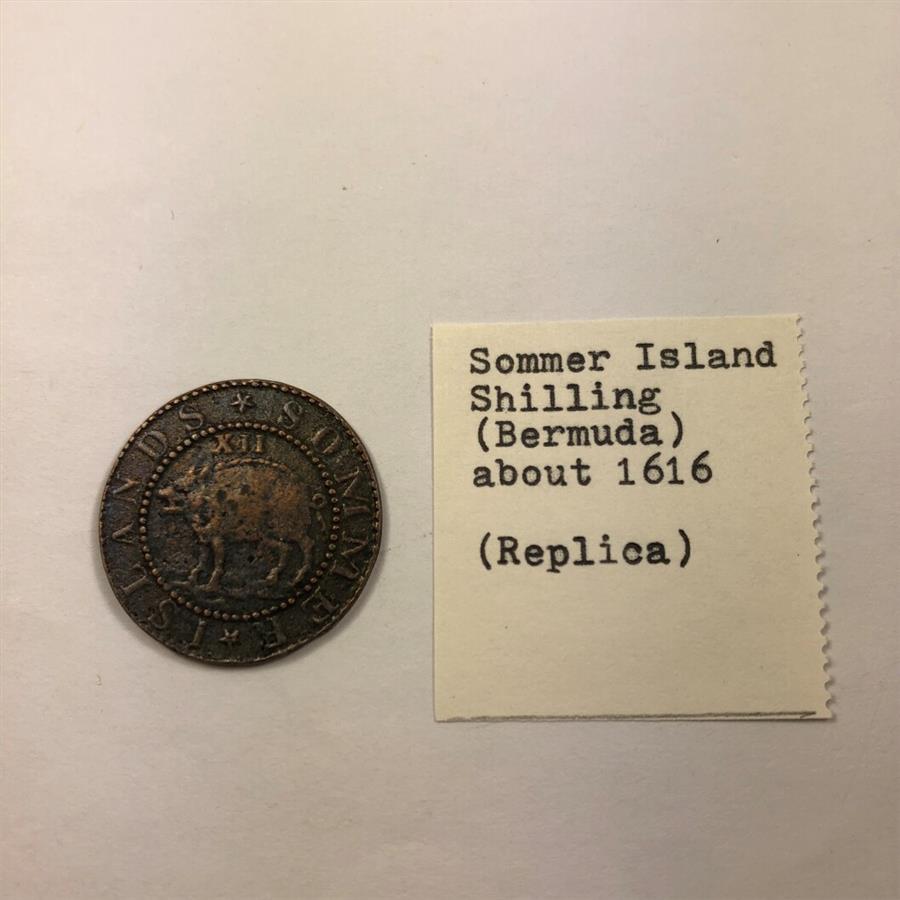 1616 Sommer Island Shilling Replica | Property Room